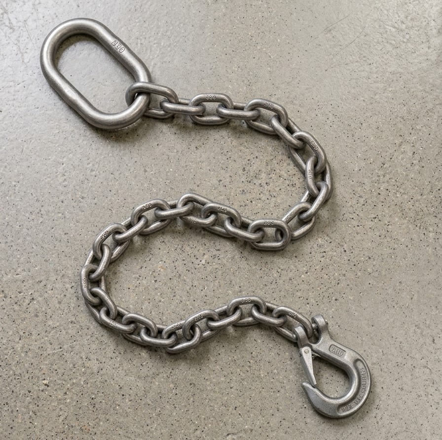 Eslinga industrial de cadena con ganchos